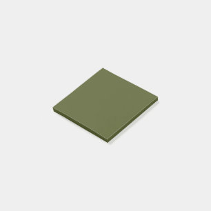 Army green (solid color) #4B5320 Post-it Notes