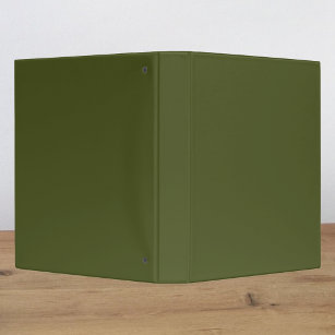 Army Green Solid Colour Binder