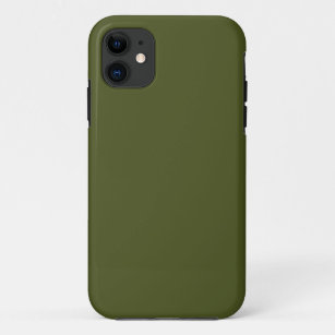 Army Green Solid Colour Case-Mate iPhone Case