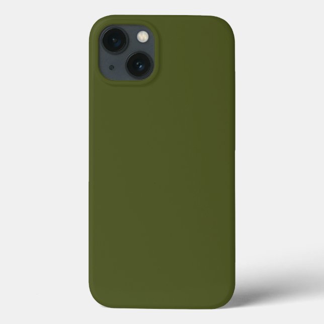 Army green (solid colour) Case-Mate iPhone case (Back)