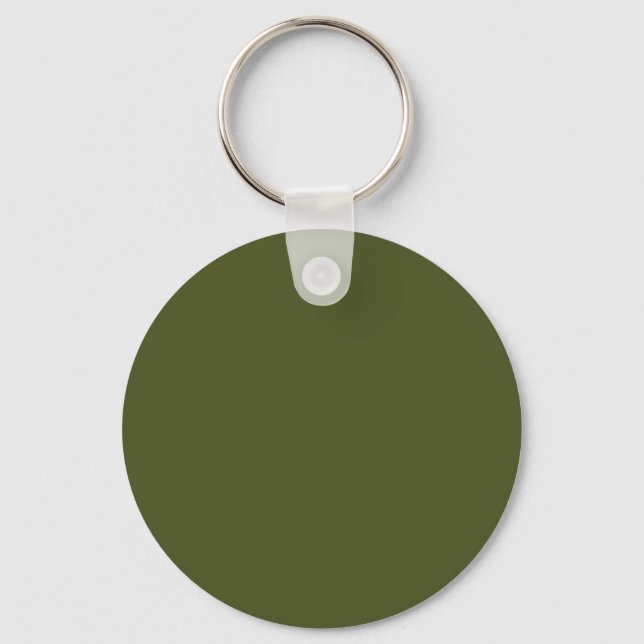 Army green (solid colour) keychain (Front)