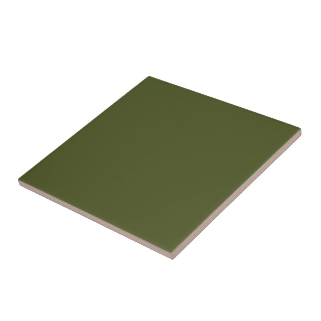 Army green (solid colour)  tile (Side)