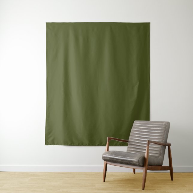 Army Green Tapestry (In Situ)