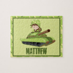 Army Guy Personalized Puzzle