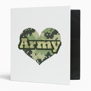 Army Heart Binder