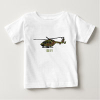 Army helicopter cartoon illustration 