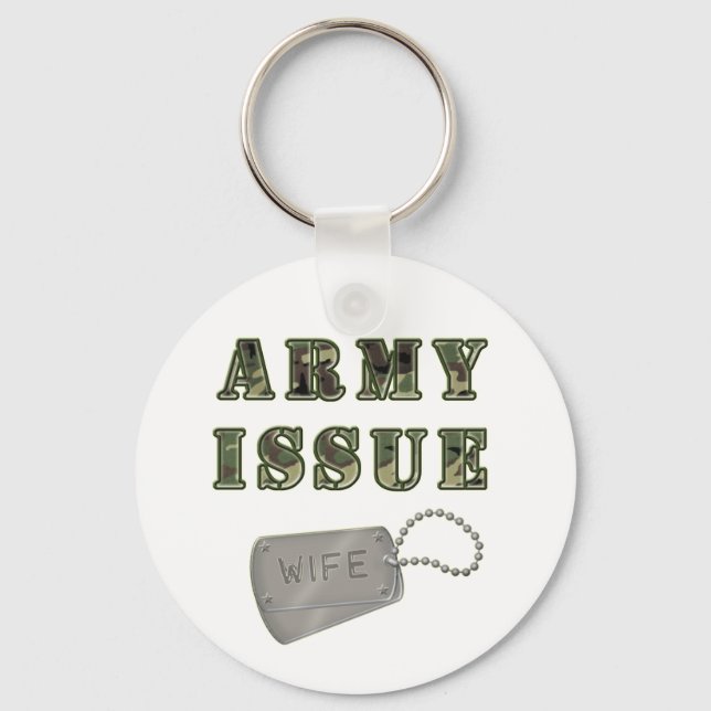 Army Issue Wife Keychain (Front)