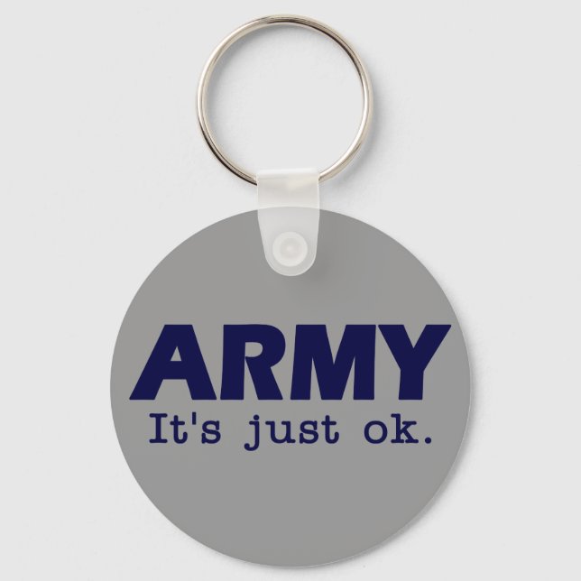 Army. It's just ok. - USAFA colours - keychain (Front)