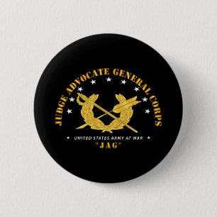 Army - JAG Branch 2 Inch Round Button