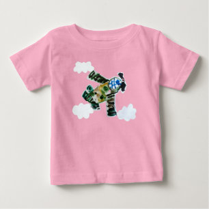 Army Jet "Art by Kids" Baby T-Shirt