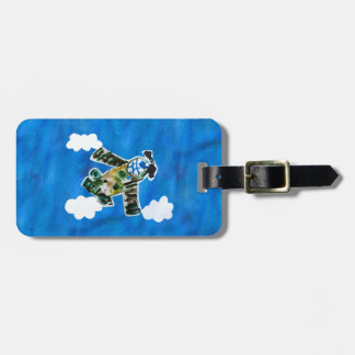 Army Jet "Art by Kids" Luggage Tag