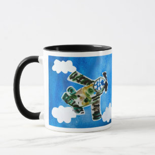 Army Jet "Art by Kids" Mug