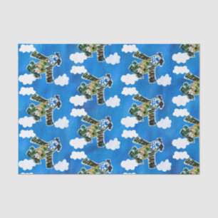 Army Jet "Art by Kids" Tissue Paper