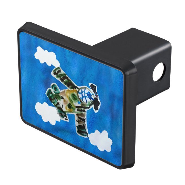 Army Jet "Art by Kids" Trailer Hitch Cover (Top Right)