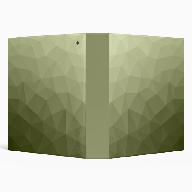 Army light green gradient geometric mesh pattern binder (Background)