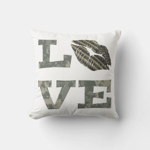 Army Love Throw Pillow