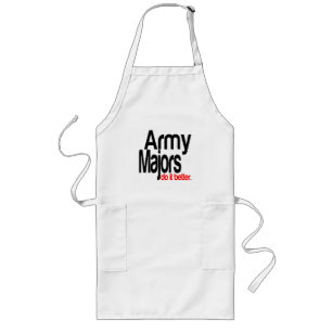 Army Majors Do It Better Long Apron