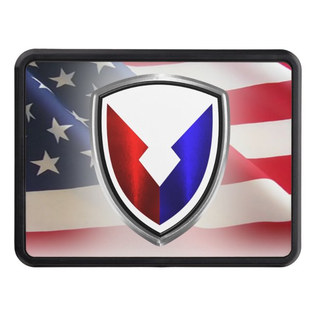 Army Materiel Command Trailer Hitch Cover (Front)