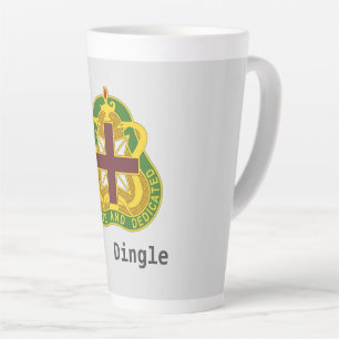Army MEDCOM DUI Personalized Latte Mug