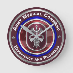 Army Medical Command-AMEDD Keepsake Round Clock