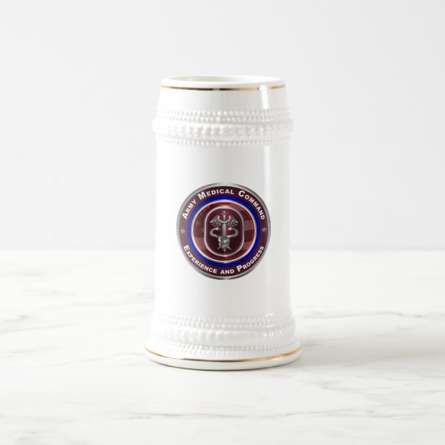 Army Medical Command Keepsake Beer Stein (Center)
