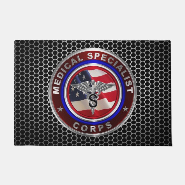Army Medical Specialist Corps  Doormat (Front)
