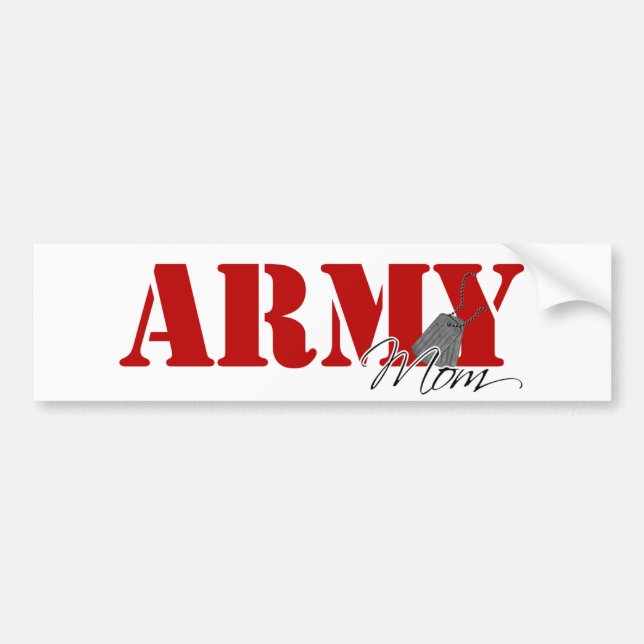 Army Mom Bumper Sticker (Front)