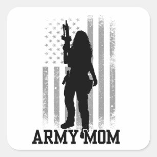 Army Mom Square Sticker