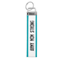 Army Mom Strong Keychain