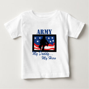 Army My Daddy My Hero Baby T-Shirt