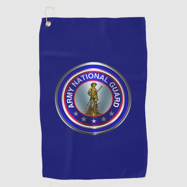 Army National Guard Golf Towel (Front)
