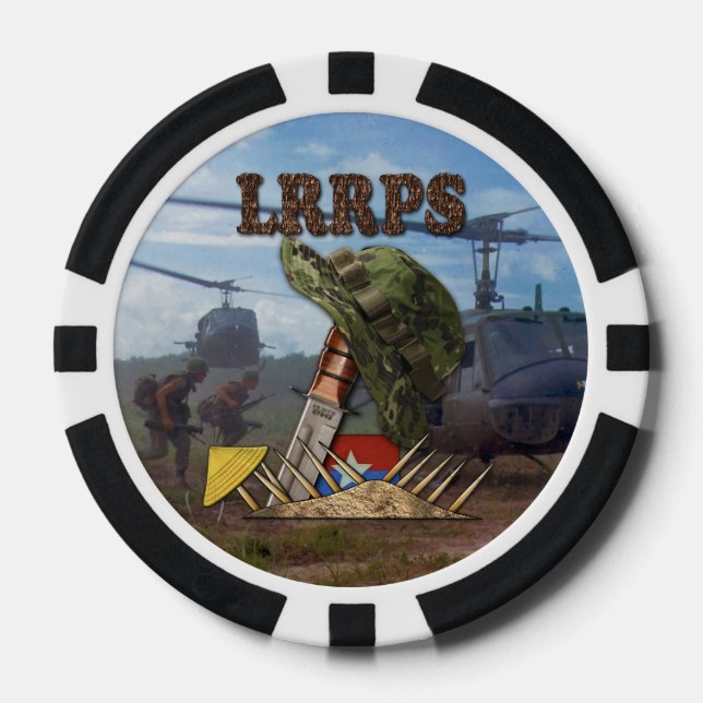 army navy air force marines Vietnam Nam War Poker Chips (Front)