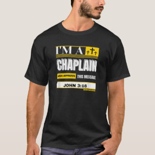 ARMY NAVY CHAPLAIN Appreciation Christian MESSAGE  T-Shirt