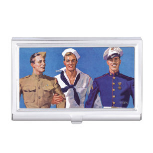 Army, Navy & Marines Business Card Holder
