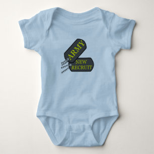 Army New Recruit Baby Bodysuit
