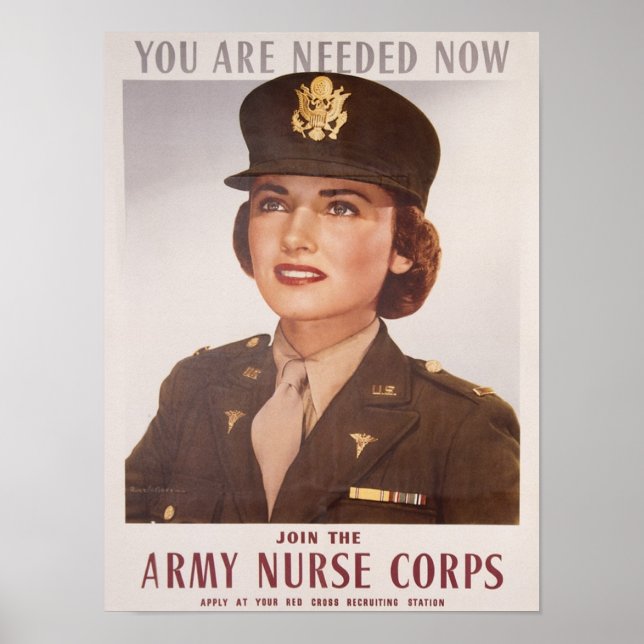Army Nurse Corp Recruiting Poster (Front)