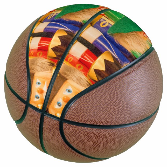 Army of Christmas Nutcrackers Basketball (Angled)