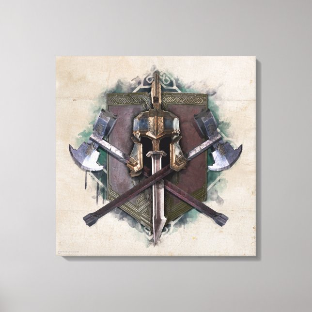 Army Of Dwarves Weaponry Canvas Print (Front)