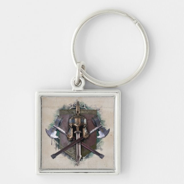 Army Of Dwarves Weaponry Keychain (Front)