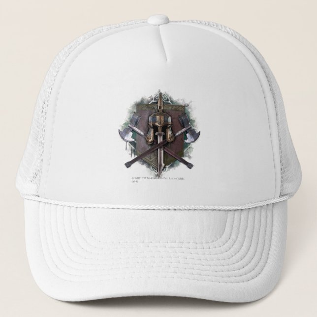 Army Of Dwarves Weaponry Trucker Hat (Front)