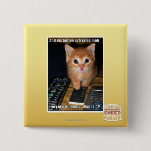 Army of Evil Robots 2 Inch Square Button