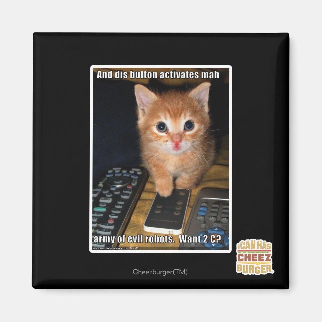 Army of Evil Robots Magnet (Front)