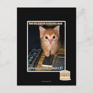 Army of Evil Robots Postcard