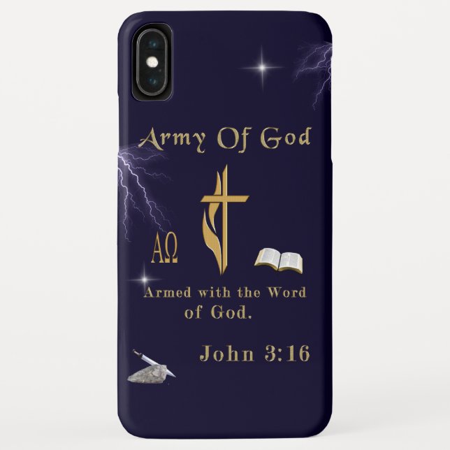 Army Of God Case-Mate iPhone Case (Back)