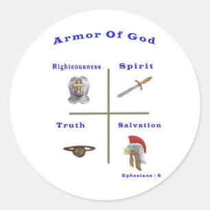 Army of God Classic Round Sticker