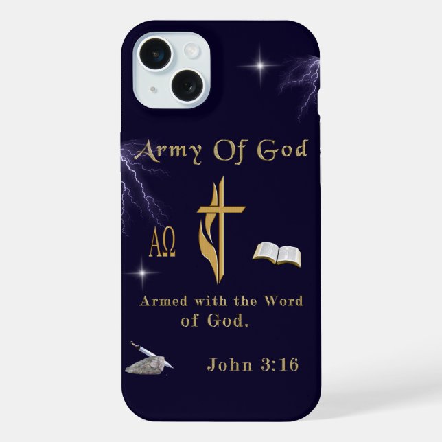 Army Of God iPhone Case (Back)