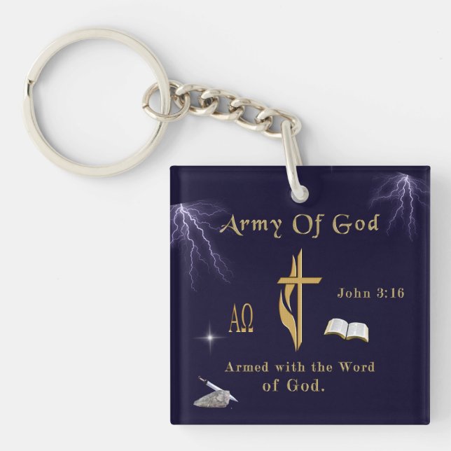 Army of God Keychain (Front)