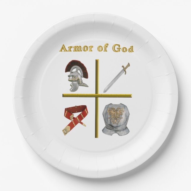 Army of God Paper Plate (Front)