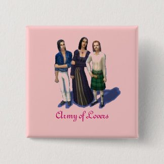 Army of Lovers--the simlish version 2 Inch Square Button
