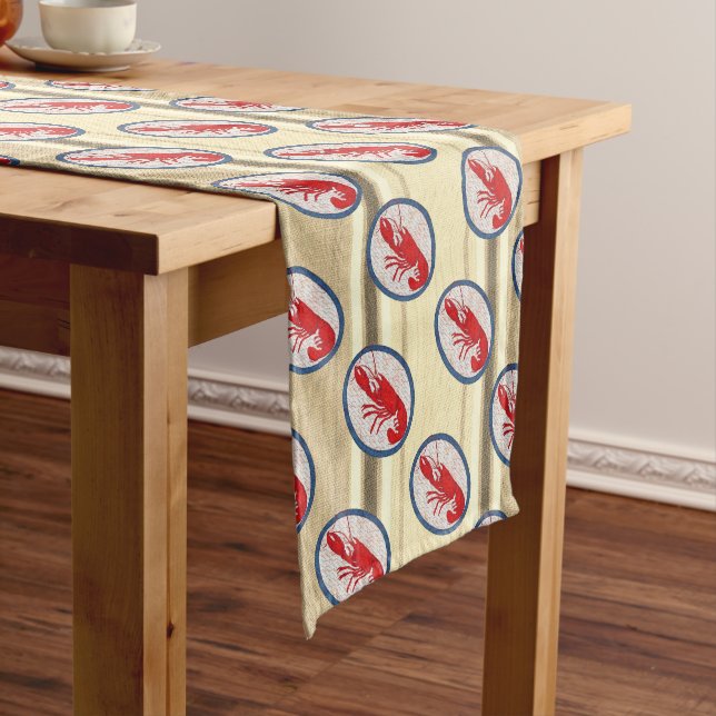 Army of Spiny Rock Lobster Long Table Runner (In Situ)